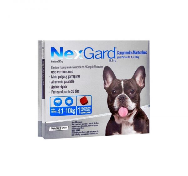 Nexgard 4 10kg 1 comprimido
