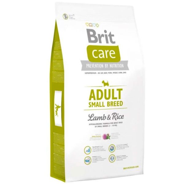 BritCare Dog Adult Small Lamb Rice 3kg