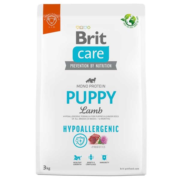 BritCare Dog Hypoallergenic Puppy Lamb 3kg